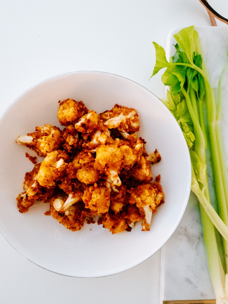 Buffalo Cauliflower Bites