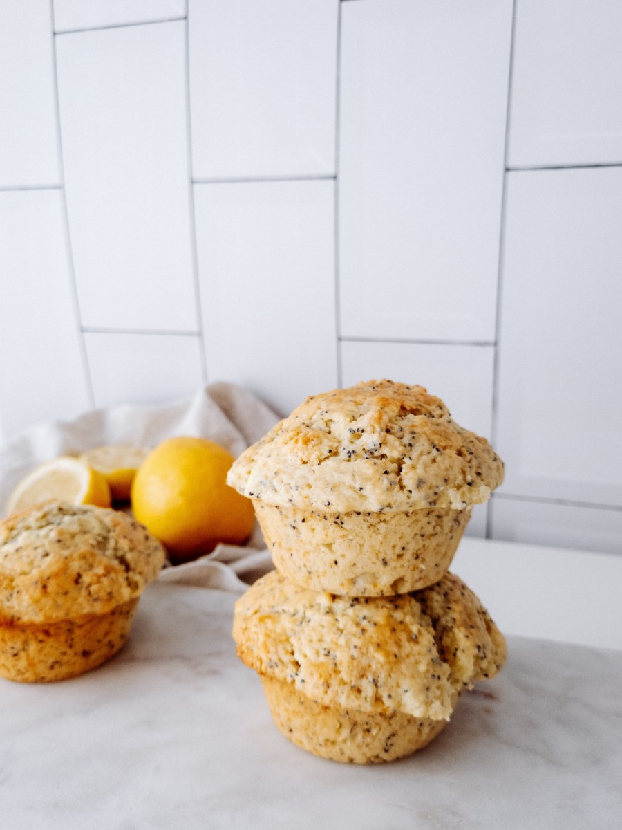 Lemon Poppy Seed&nbsp;Muffins